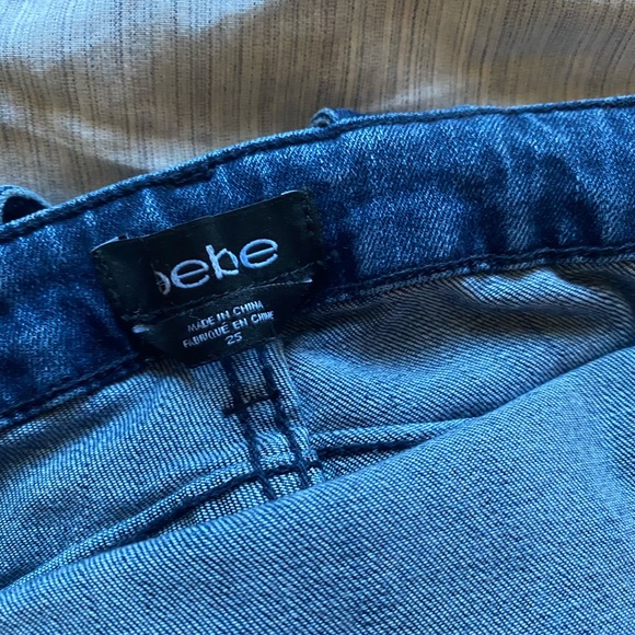 Vintage bebe fitted denim overalls - Picture 5 of 5